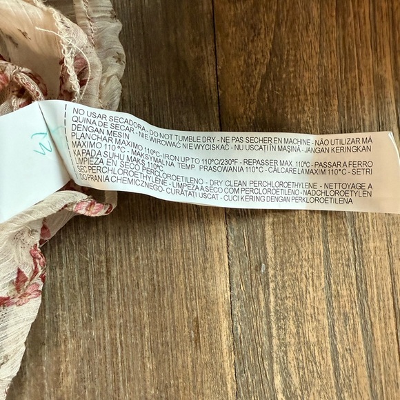 Zara Floral Ruffle Sheer Blouse - Picture 10 of 10